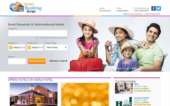 Hotel Booking Script : Readymade Hotel Booking Script